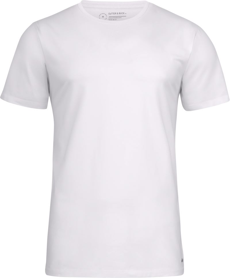 Levně Pánské elastické tričko - white