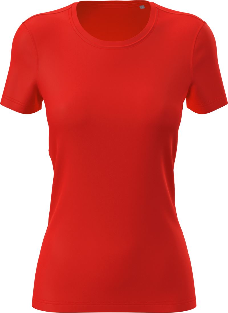 Levně Dámské sportovní tričko Interlock - scarlet red
