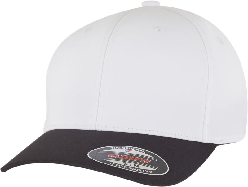 Levně 6 panelová kšiltovka "Water Repellent" - black/white