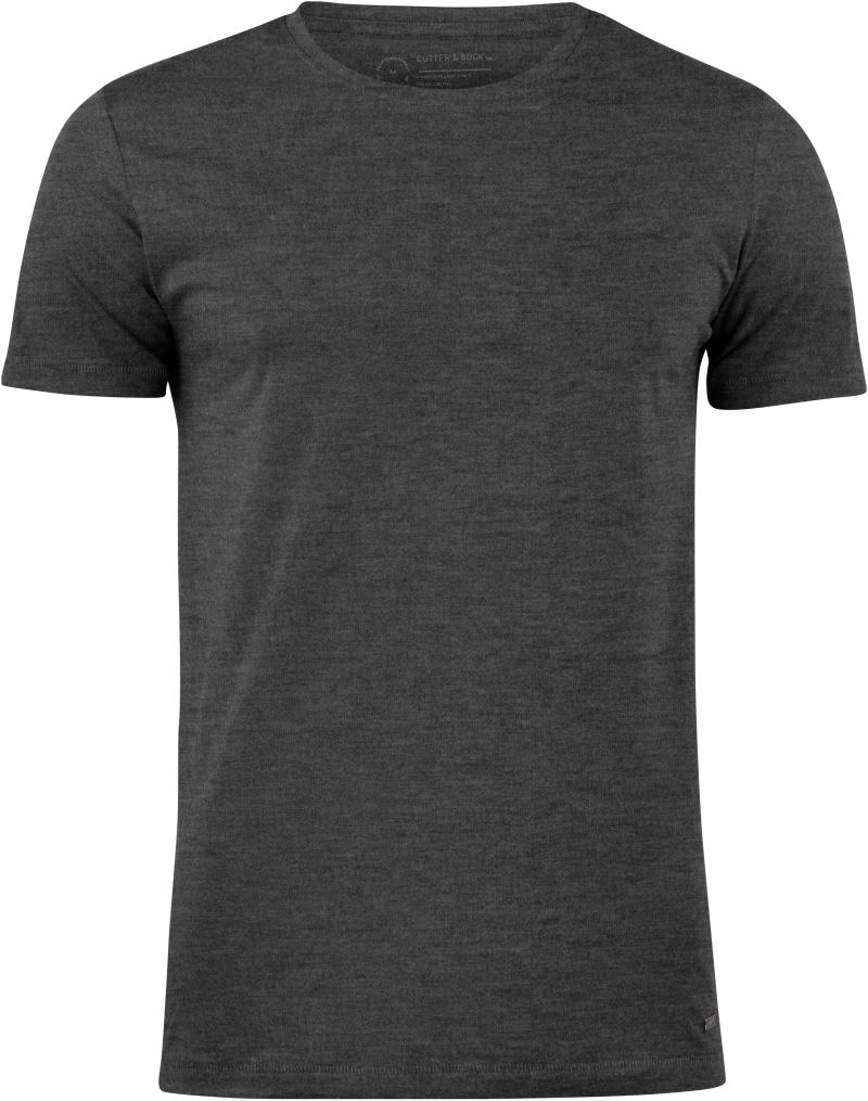Levně Pánské elastické tričko - anthracite melange