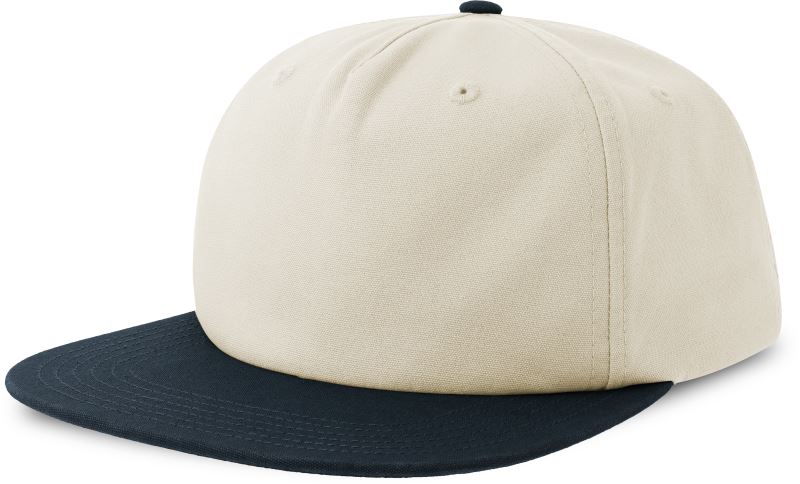 Levně 5 panelová baseballová kšiltovka - off white/navy