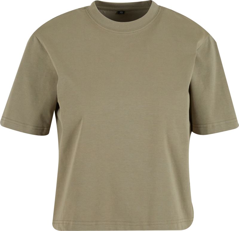 Levně Dámské těžké tričko Sorona® - pale olive