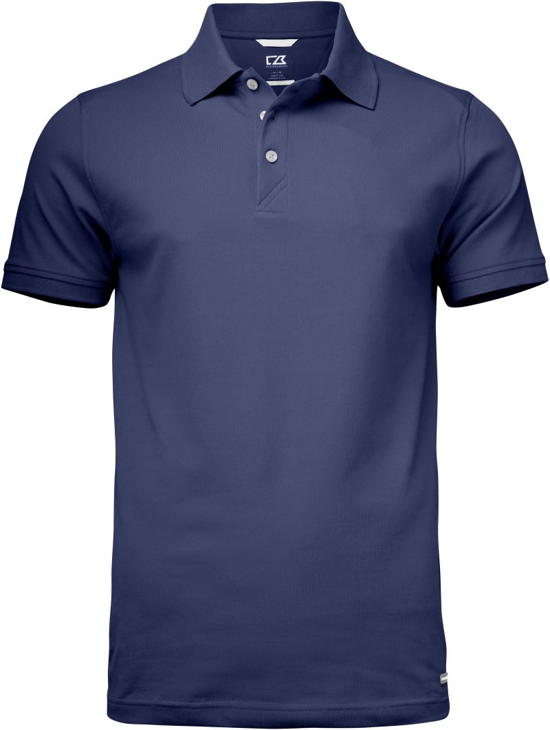Levně Pánské piqué polo - dark navy