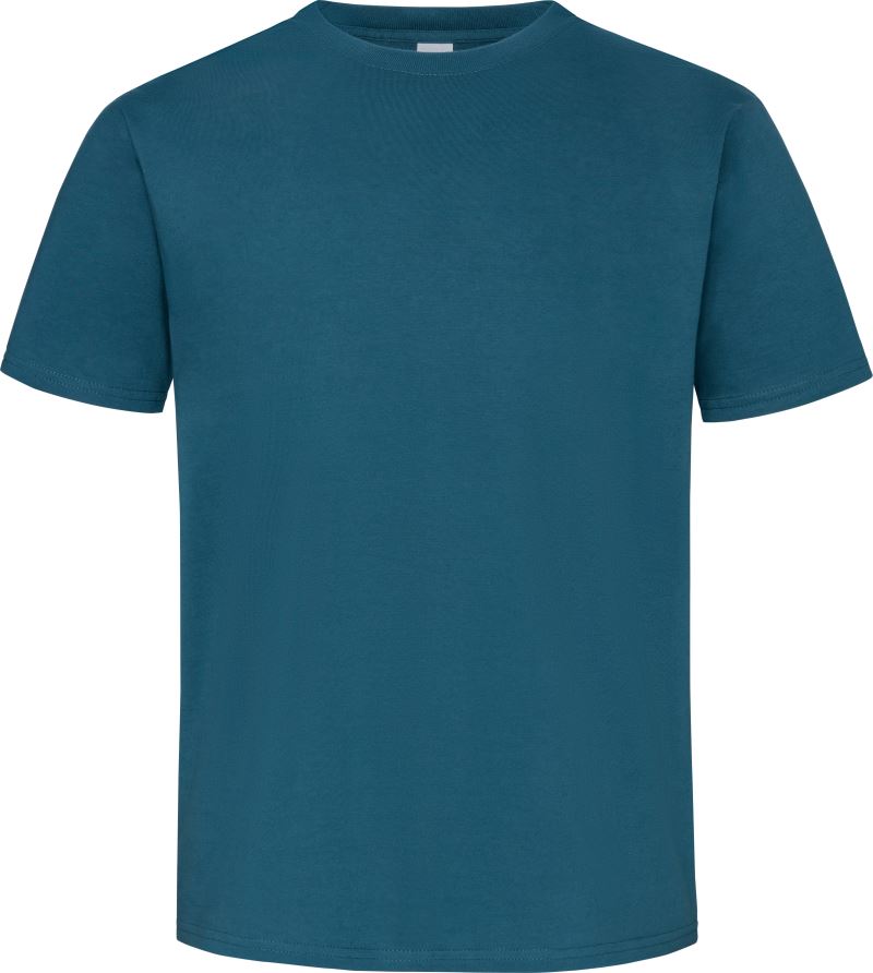 Levně Tričko z těžké bavlny "Authentic" - petrol blue