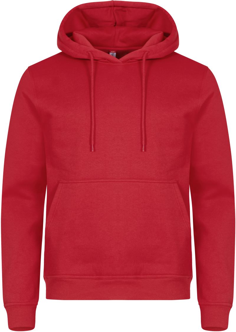 Levně Unisex mikina s kapucí - red