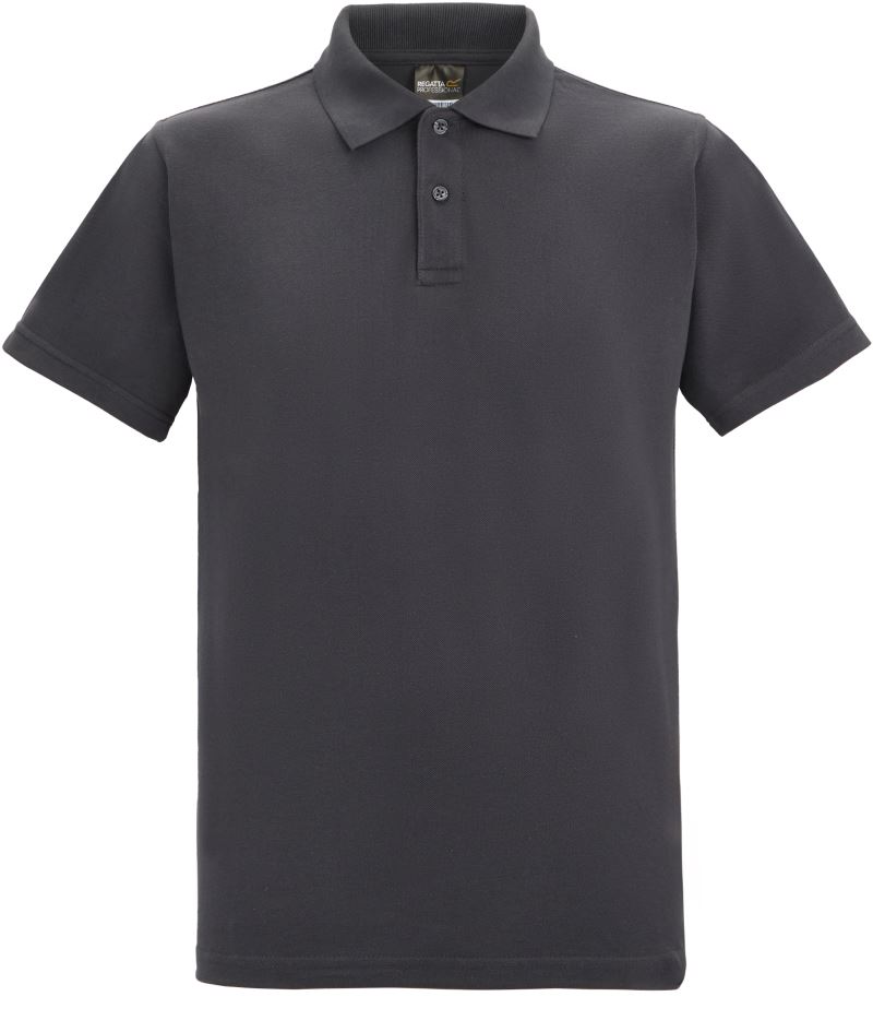 Levně Unisex piqué polo z těžké bavlny - solid grey