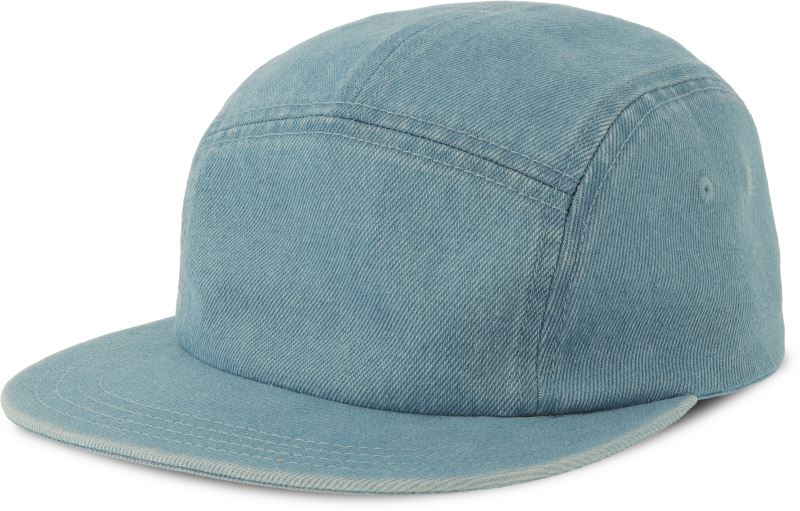 Levně 5 Panelová denim kšiltovka - light denim