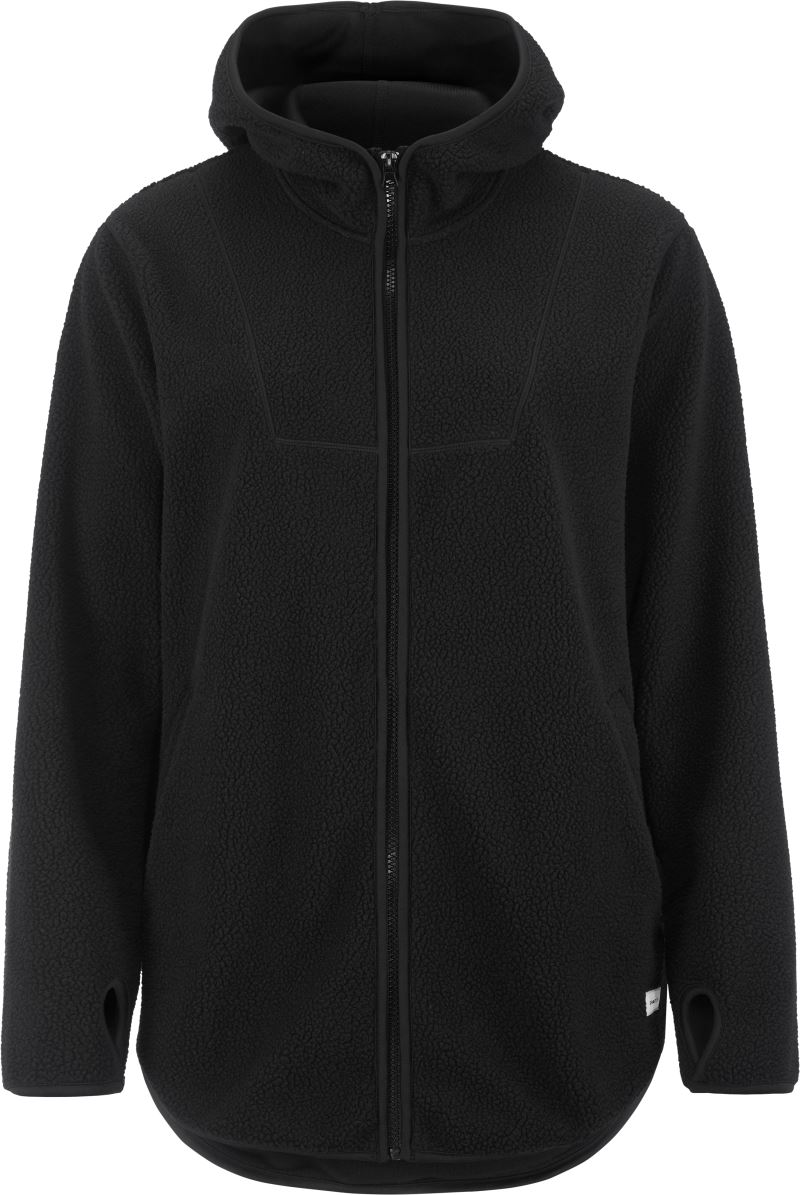 Levně Dámská fleecová bunda Sherpa - black