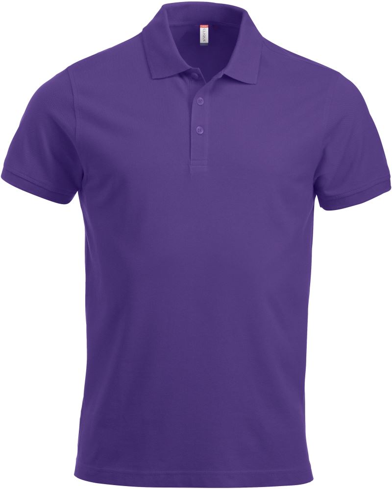 Levně Pánské piqué polo z těžké bavlny - bright lilac