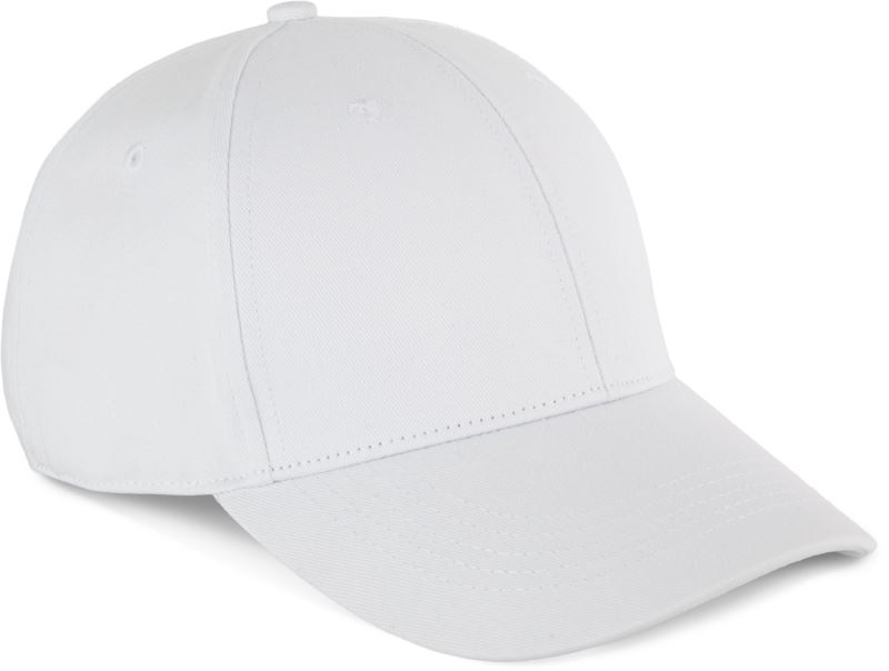 Levně 6 panelová kšiltovka - white