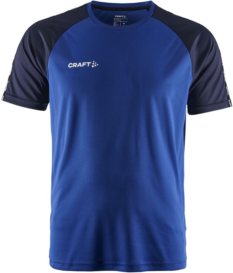 Levně Pánské kontrastní sportovní tričko - club cobolt/navy