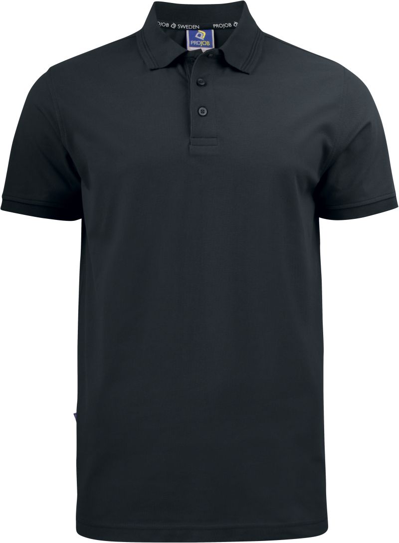 Levně Pánské pracovní piqué polo z těžké bavlny - black
