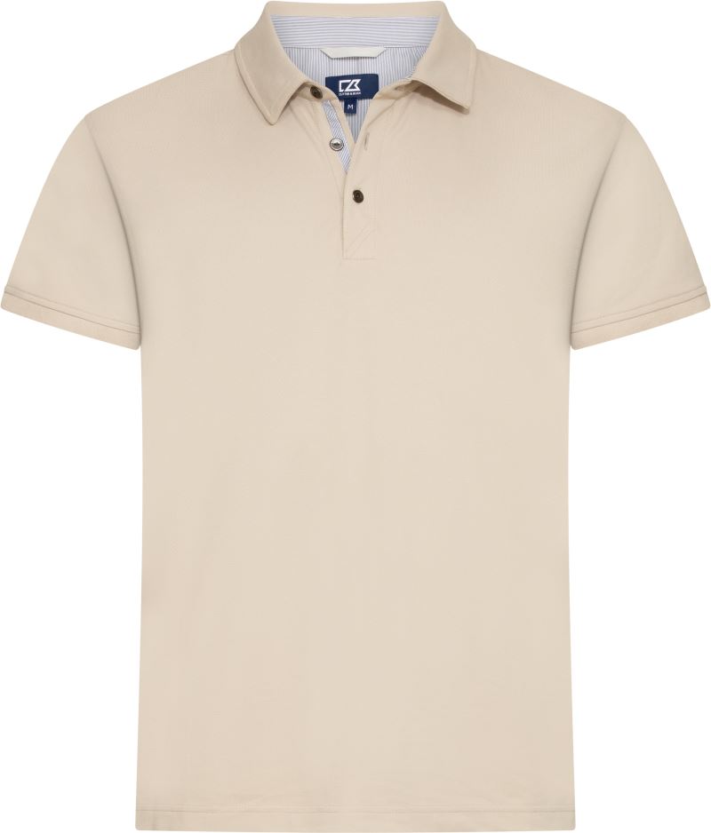 Levně Pánské piqué polo "Advantage Premium" - beige