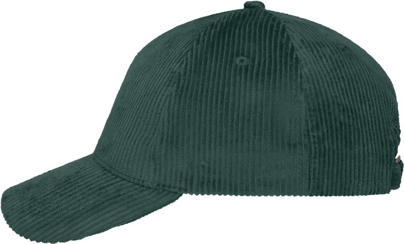 Levně 6 panelová manšestrová kšiltovka - smoky green