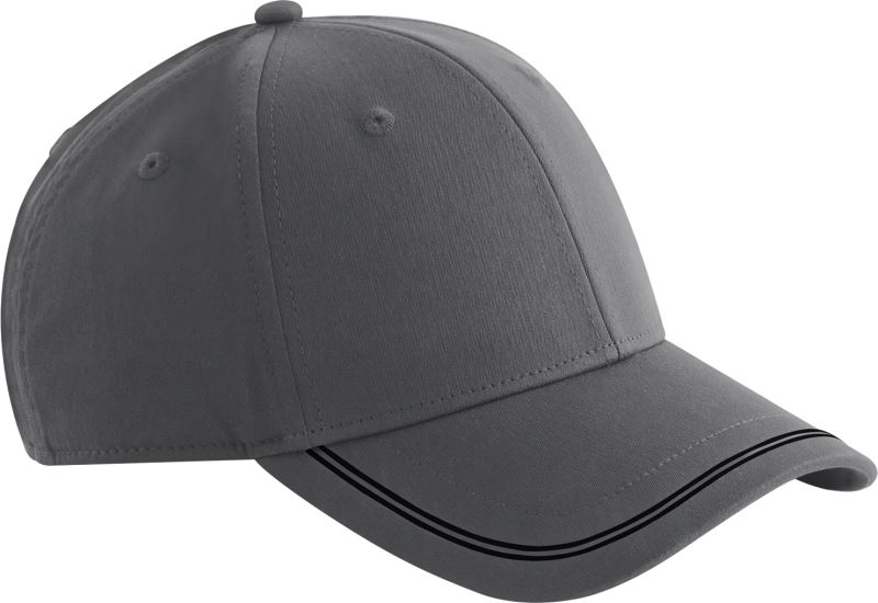 Levně 6 panelová kšiltovka "Match Day" - gunmetal grey/black