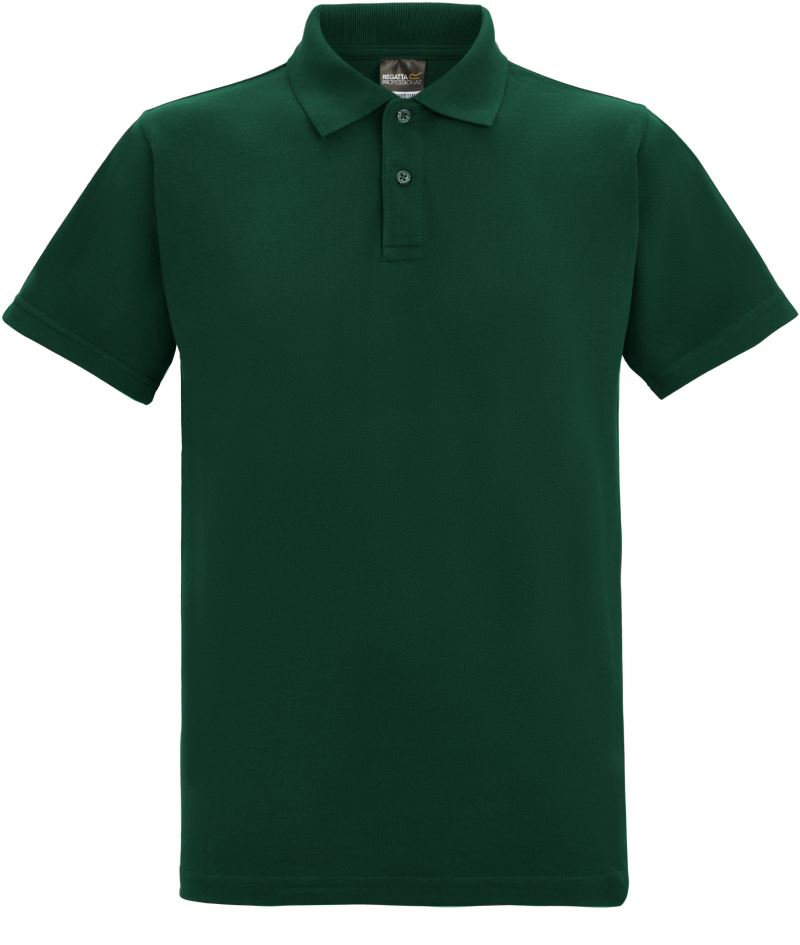Levně Unisex piqué polo z těžké bavlny - bottle green