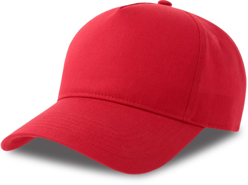 Levně 5 panelová baseballová kšiltovka - red