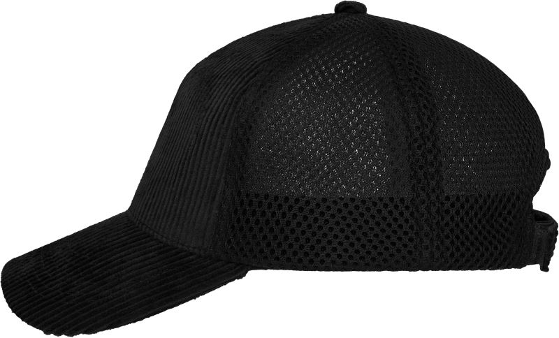 Levně 6 panelová Trucker kšiltovka - black/black