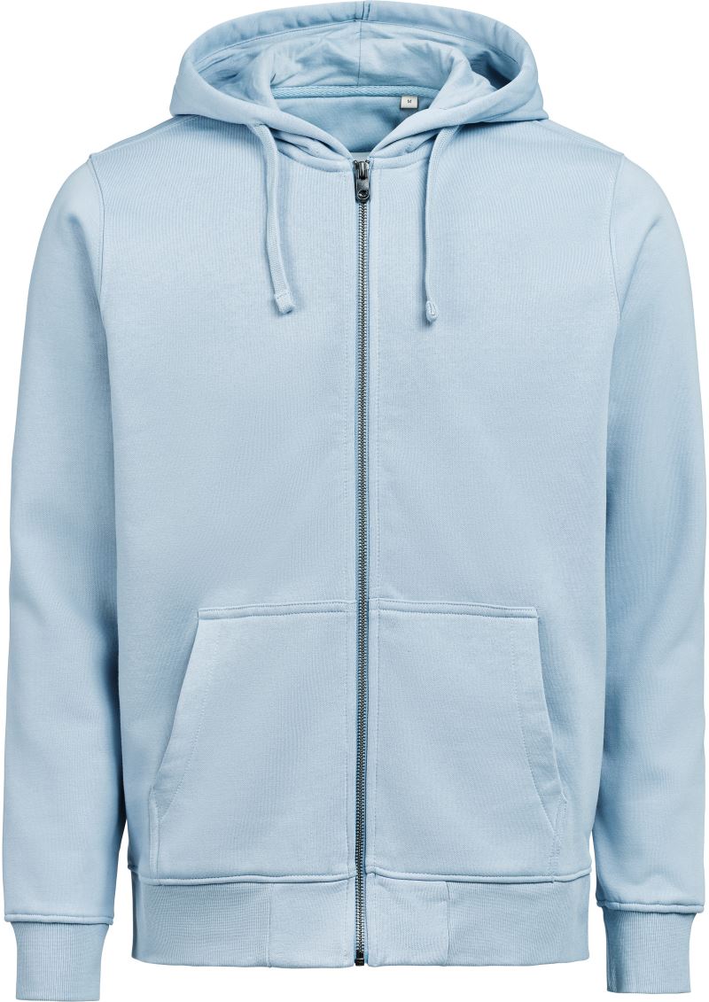 Levně Unisex mikina s kapucí z těžké bavlny - fog