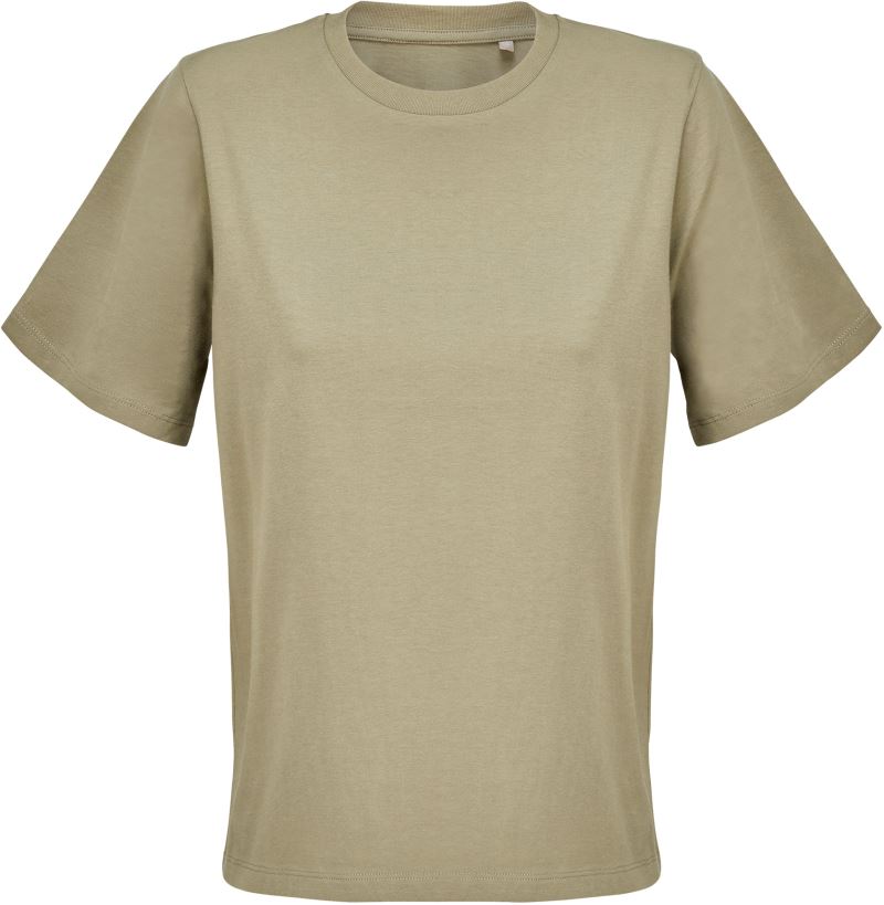 Levně Dámské bio IC tričko - khaki