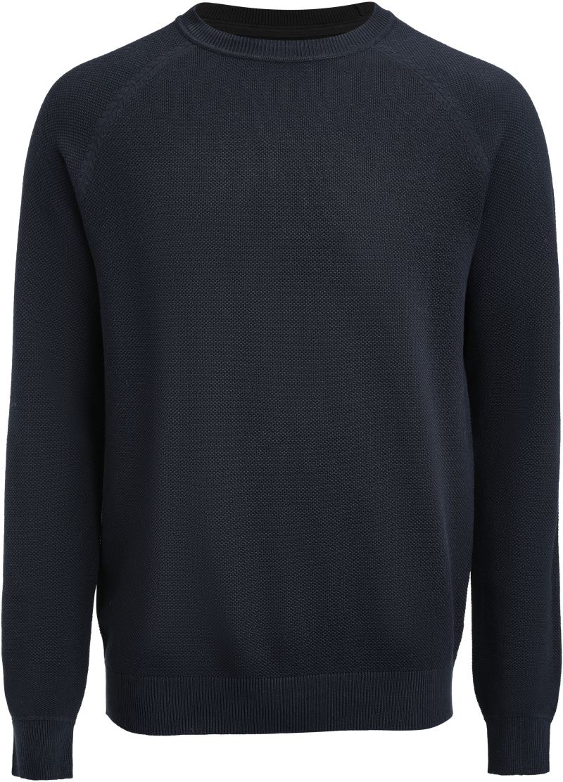 Levně Pánský pletený svetr "Casual" - navy