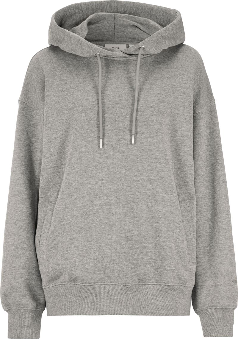 Levně Dámská mikina s kapucí - grey melange