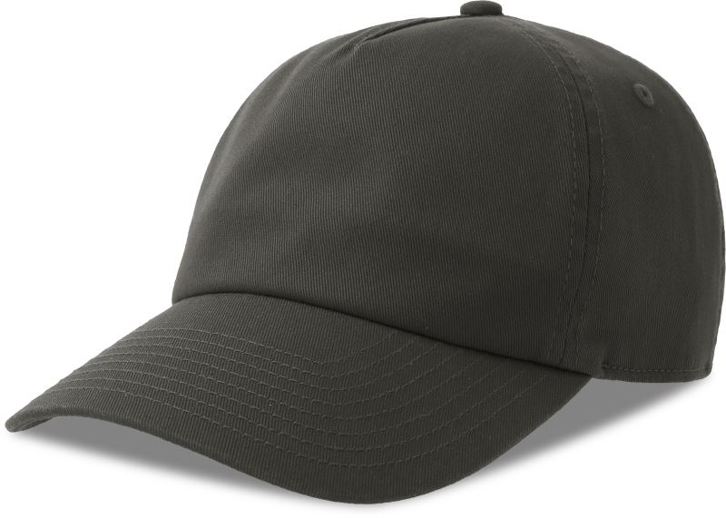 5 panelová baseballová kšiltovka - dark grey