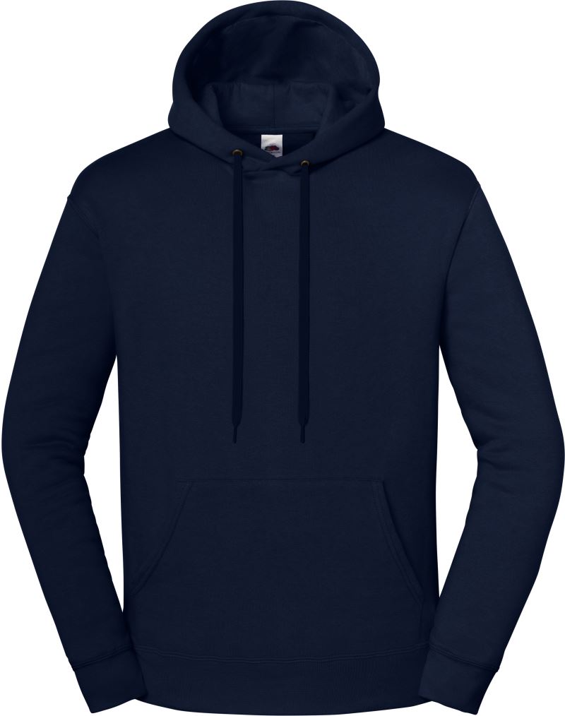 Mikina s kapucí z těžké bavlny - deep navy