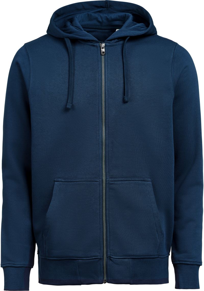 Levně Unisex mikina s kapucí z těžké bavlny - navy