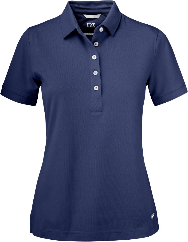 Levně Dámské piqué polo - dark navy