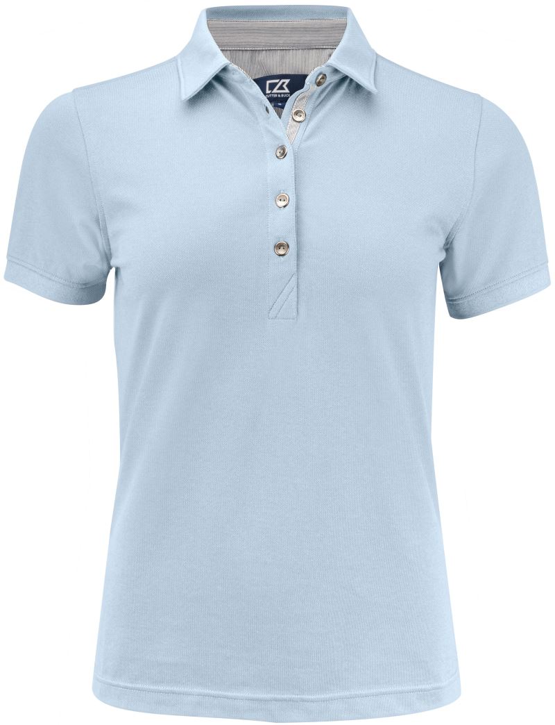 Levně Dámské piqué polo "Advantage Premium" - heaven blue