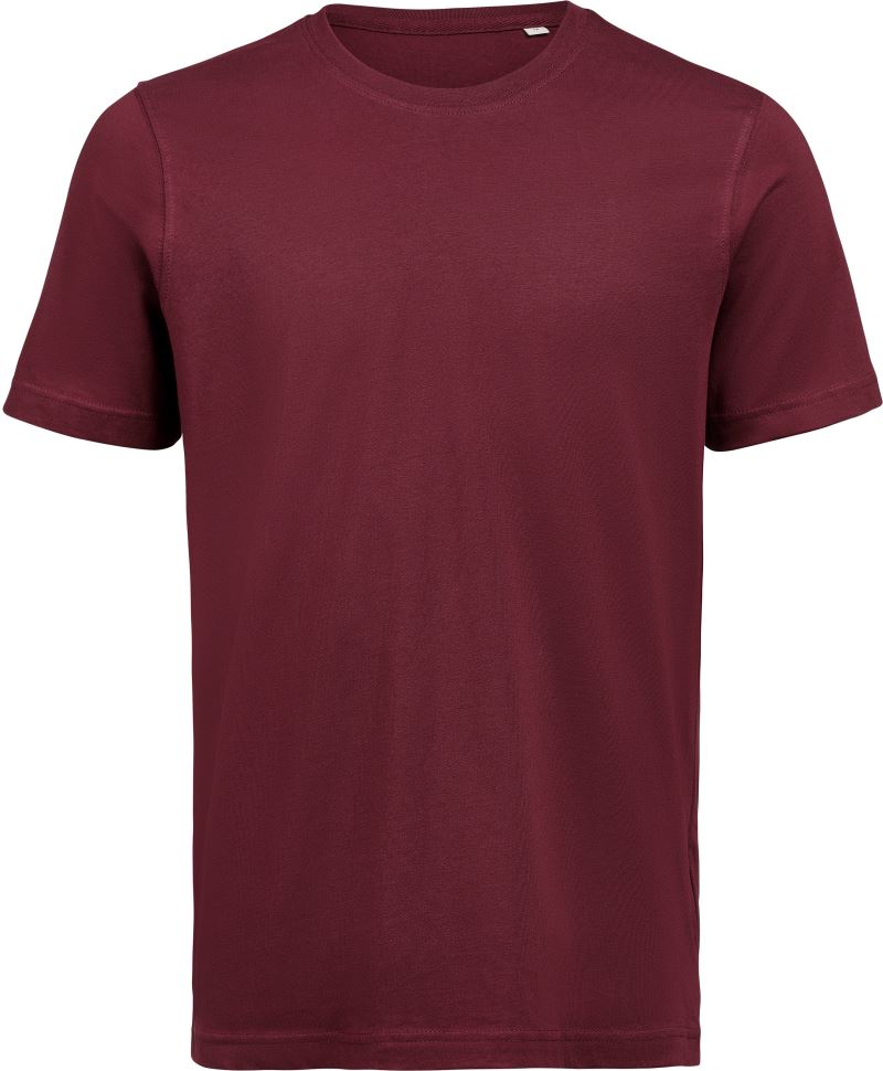 Levně Unisex tričko z těžké bavlny - prune
