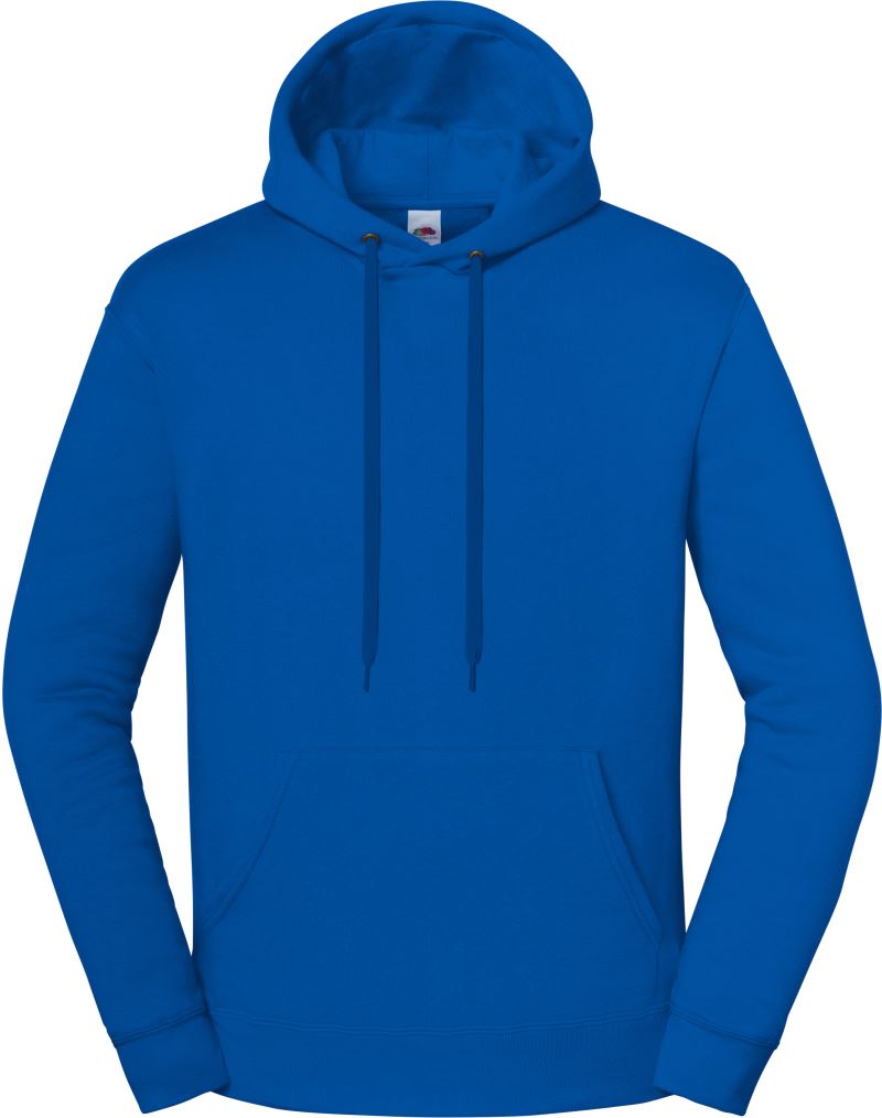 Mikina s kapucí z těžké bavlny - royal blue