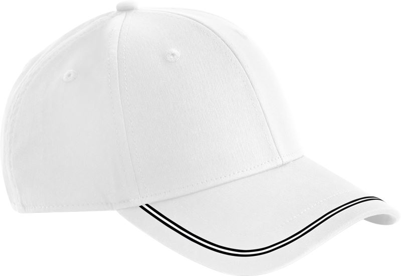 Levně 6 panelová kšiltovka "Match Day" - white/black
