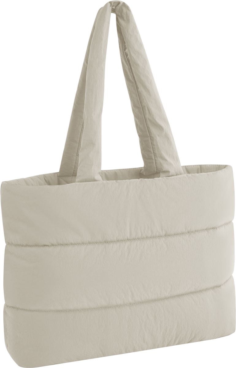 Levně Nákupní taška "Quilted Tote" - natural stone