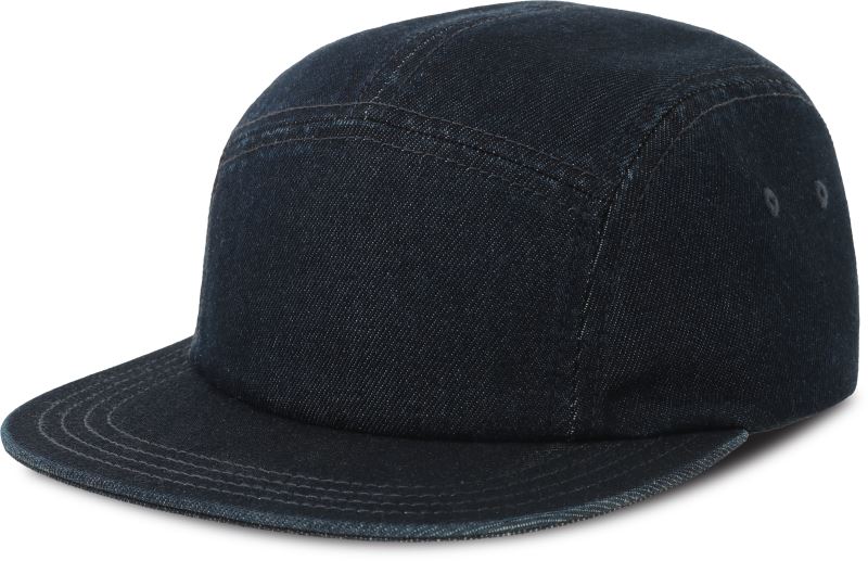 Levně 5 Panelová denim kšiltovka - dark denim