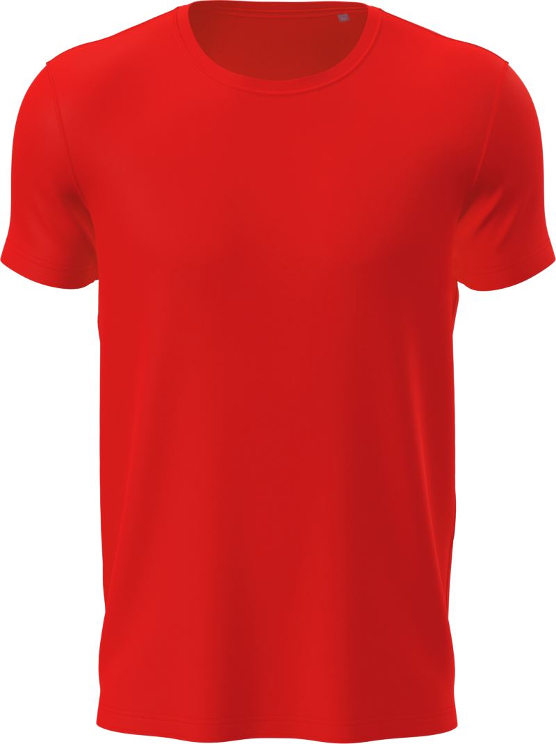 Levně Pánské sportovní tričko Interlock - scarlet red