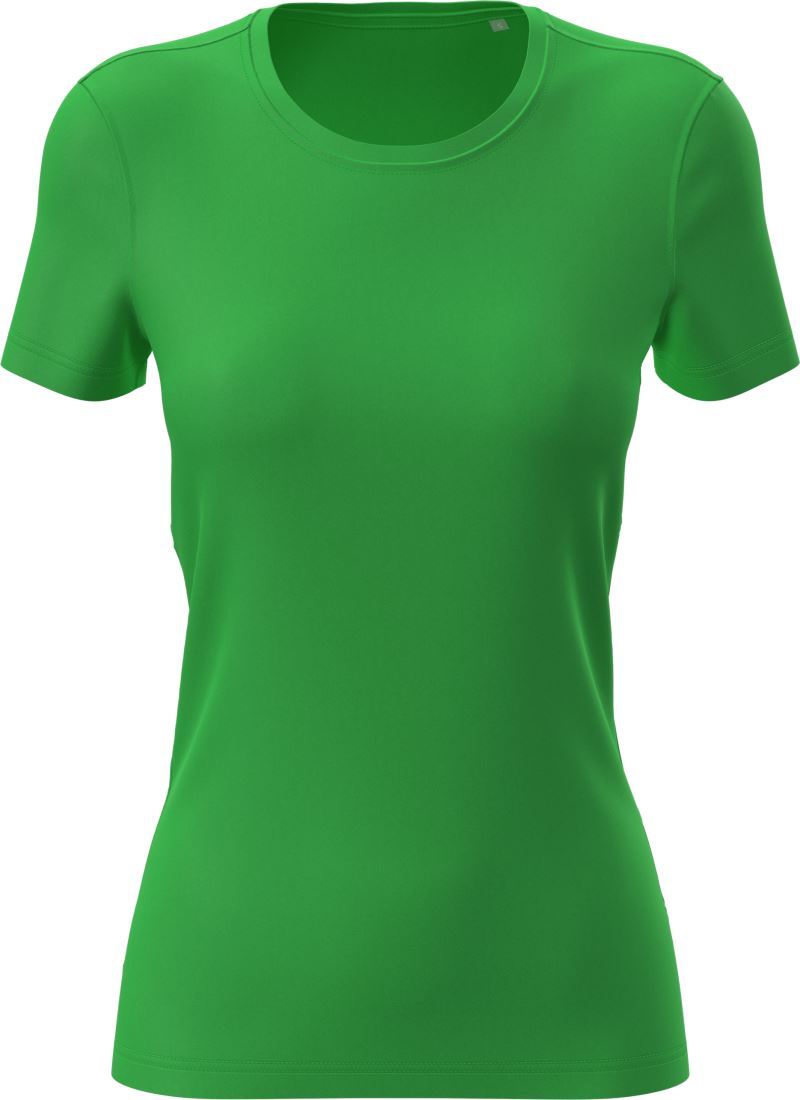 Levně Dámské sportovní tričko Interlock - kelly green