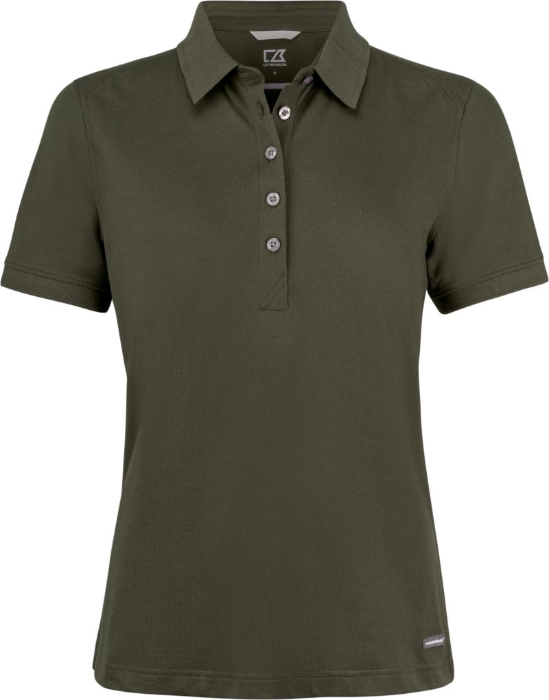 Levně Dámské piqué polo - ivy green