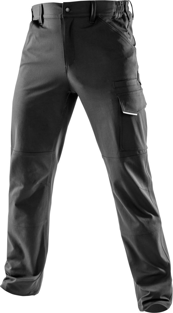 Levně Pracovní elastické kalhoty - black
