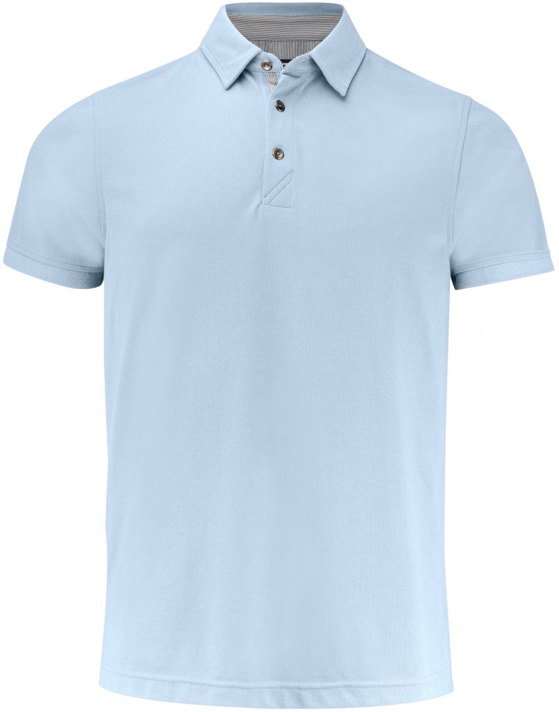 Levně Pánské piqué polo "Advantage Premium" - heaven blue