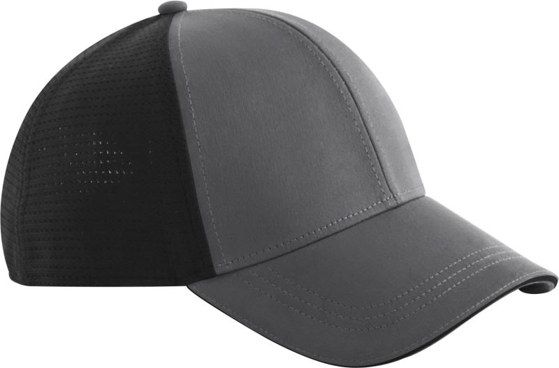 Levně 6 panelová klubová kšiltovka - gunmetal grey/black