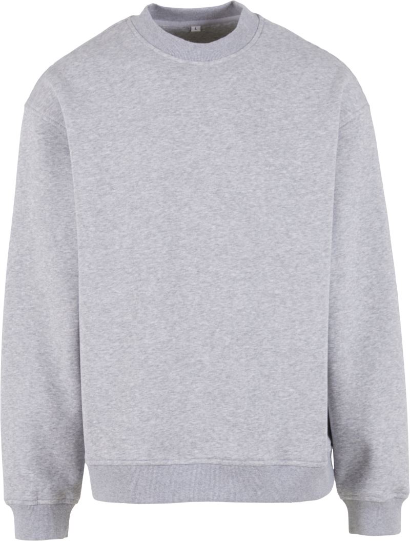Levně Mikina z těžké bavlny "Loose Fit" - heather grey