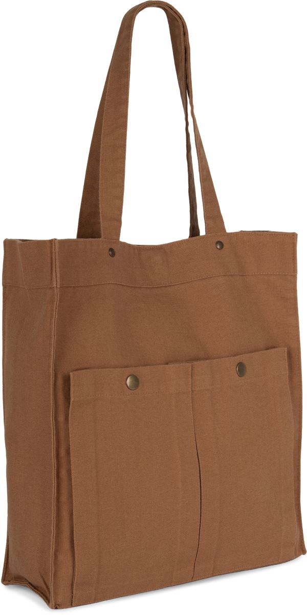 Levně Bavlněná taška - washed cinnamon