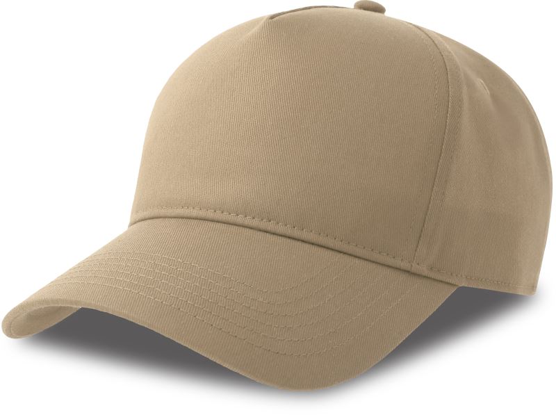 5 panelová baseballová kšiltovka - khaki