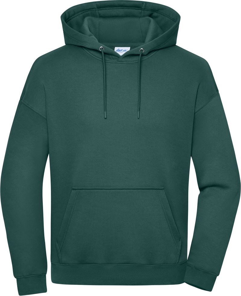 Levně Těžká unisex mikina s kapucí - smoky green