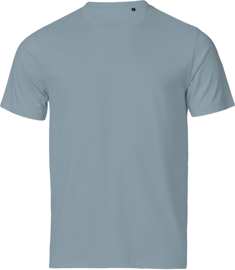 Levně Tričko z těžké bavlny "Urban Luxury" - misty blue