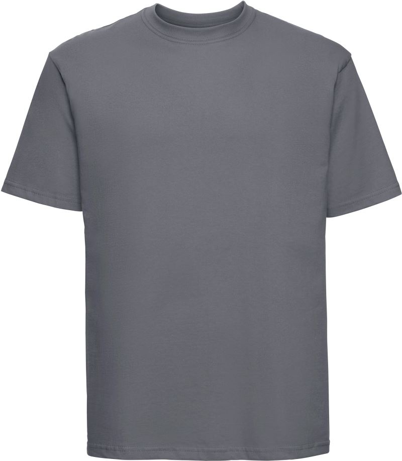 Levně Tričko z těžké bavlny "Authentic" - convoy grey