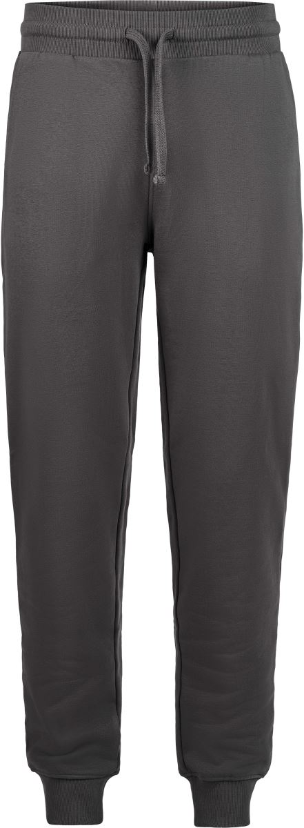 Levně Unisex tepláky z těžké bavlny - charcoal