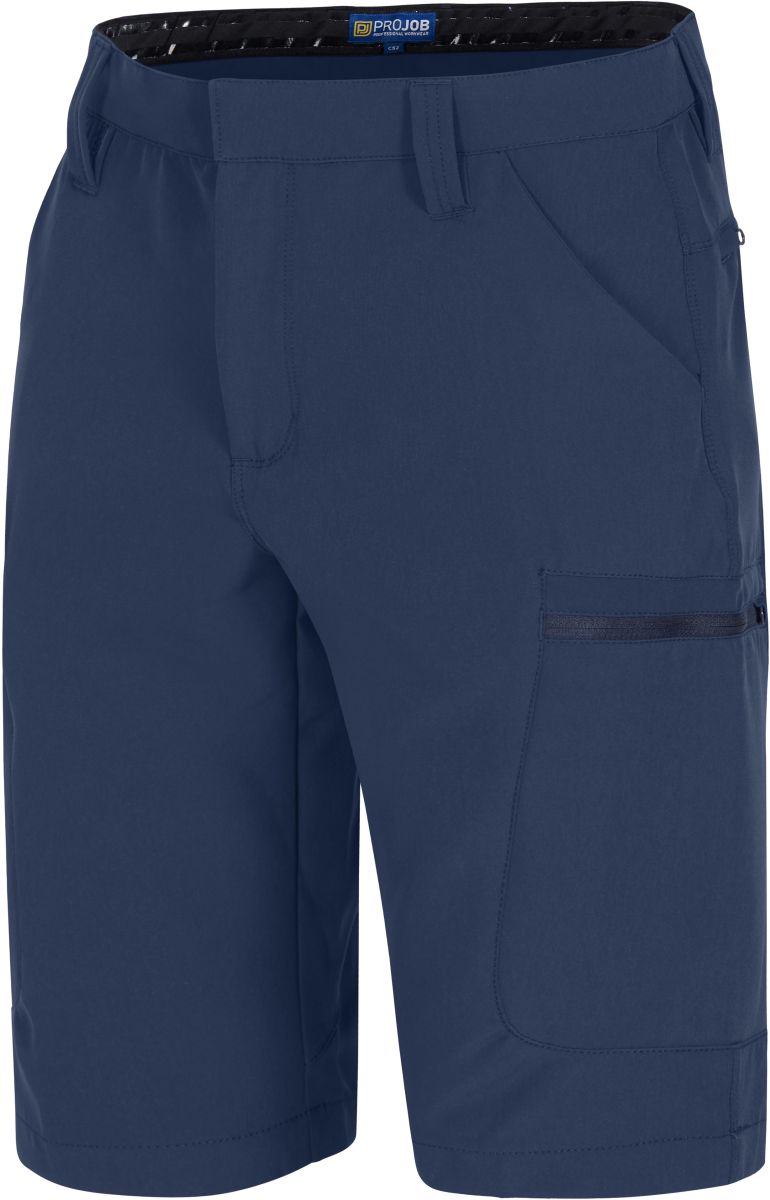 Levně Pánské strečové pracovní šortky - navy